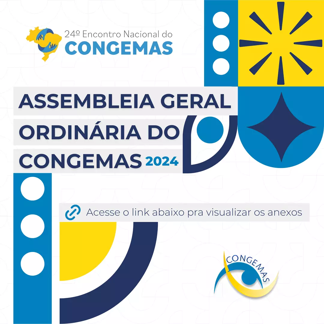 ASSEMBLEIA GERAL ORDINÁRIA CONGEMAS 2024